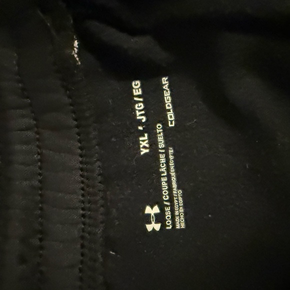 Under Armour Black Youth Sweatpants XL - Picture 4 of 5